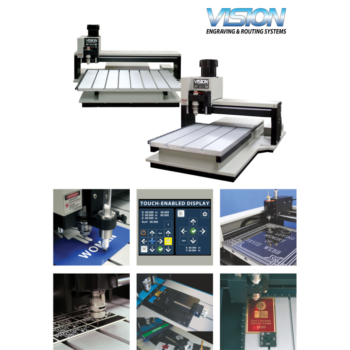 Vision 1612 Pro S5 Desktop Rotary Engraver