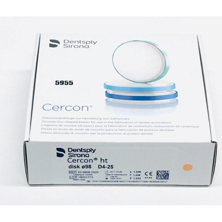 Sirona Dentsply Cercon ht disk CAD/CAM Blank